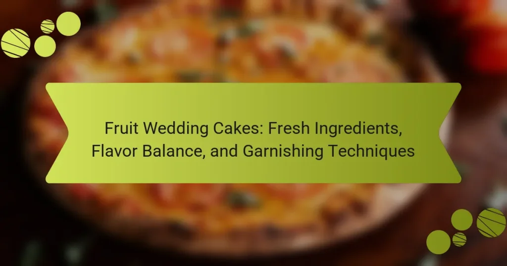Fruit Wedding Cakes: Fresh Ingredients, Flavor Balance, and Garnishing Techniques
