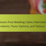 Gluten-Free Wedding Cakes: Alternative Ingredients, Flavor Options, and Texture Tips