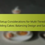 Setup Considerations for Multi-Tiered Wedding Cakes: Balancing Design and Safety
