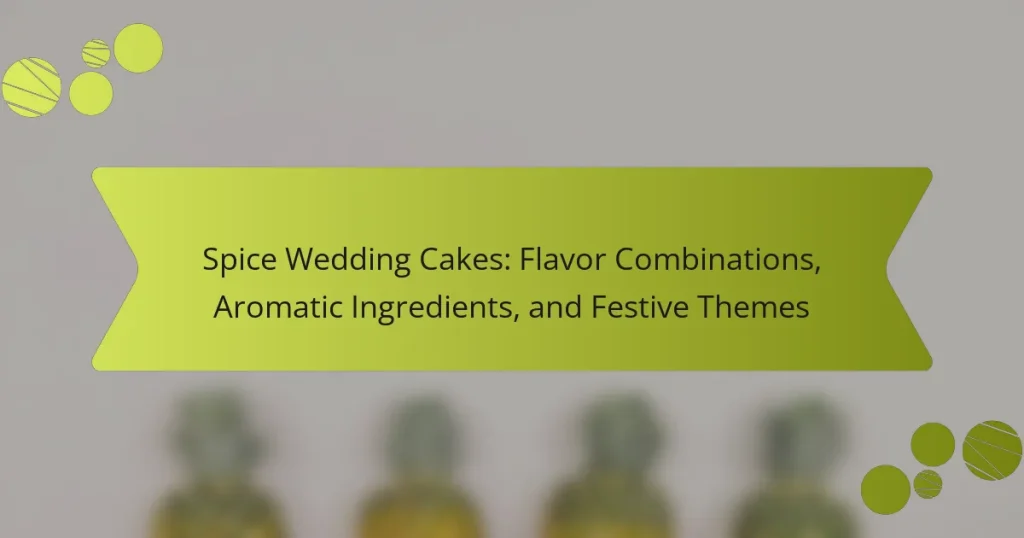 Spice Wedding Cakes: Flavor Combinations, Aromatic Ingredients, and Festive Themes