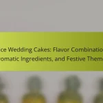 Spice Wedding Cakes: Flavor Combinations, Aromatic Ingredients, and Festive Themes