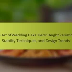 The Art of Wedding Cake Tiers: Height Variations, Stability Techniques, and Design Trends