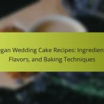 Vegan Wedding Cake Recipes: Ingredients, Flavors, and Baking Techniques