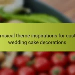 Whimsical theme inspirations for custom wedding cake decorations